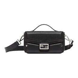 Fendi Сумка Baguette из телячьей кожи, через плечо, мужская, черная 7va565-asiv-f0gxn