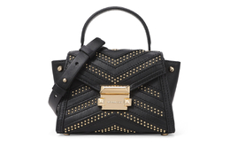 Michael Kors Сумка Whitney из коровьей кожи, мини-сумка через плечо, женская, черная 30h8gwhm1o-black