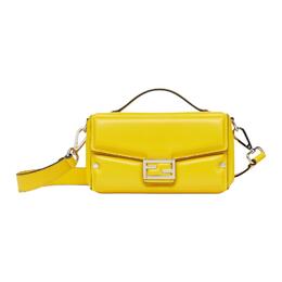 Fendi Сумка Baguette из телячьей кожи, через плечо, мужская, желтая 7va565-asiv-f0chf