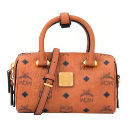 Сумка-бостон Essential Visetos Origina Leather, сумка через плечо, сумка через плечо, мини-сумка женская MCM mwb9ase25co001