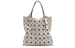 Issey Miyake Сумка-шоппер Prism PVC Tote, сумка для ноутбука, одно плечо, бежевая, унисекс bb26-ag047-40