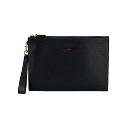 Gucci Кожаный клатч-портфель, обычный, мужской, черный 428758-dj21t-1060
