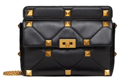 Valentino Женские сумки через плечо ROMAN STUD из овечьей кожи наппа, черные vw2b0i60bsf0no