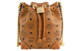 Мягкая сумка Berlin на шнурке Mini Visetos Cognac MCM mwdaabf03co001
