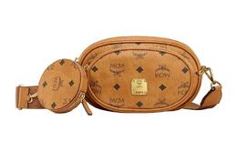 Многофункциональная сумка через плечо Essential Small Visetos Cognac MCM mwrbsse01co001