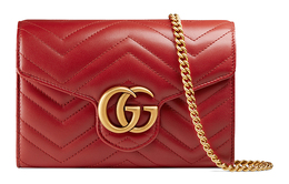 Gucci Сумка-конверт из кожи, сумка через плечо, обычная женская, красная 474575-dtd1t-6433