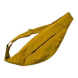 Uniqlo Нейлоновая сумка-слинг унисекс горчично-желтого цвета 472901-49 | mustard yellow