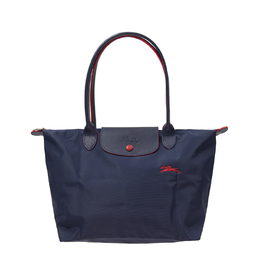 Longchamp Сумка-шоппер Le Pliage Club из ткани, сумка-шоппер, сумка-пельмень, женская, темно-синяя, среднего размера 2605619556