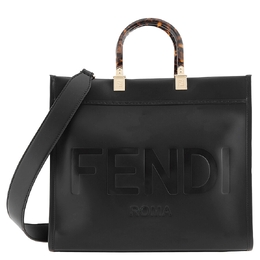 Fendi Сумка-шоппер среднего размера из, черный кожи от Marc Jacobs Sunshine 8bh386abvlf0kur