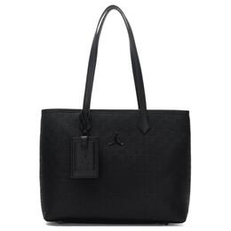 Синтетическая кожаная сумка-шоппер, унисекс черная Jordan jd2443029ad-001 | black