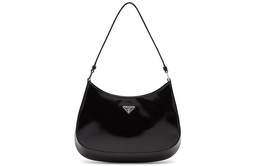 Prada Сумка через плечо Cleo из кожи HOBO, женская, среднего размера, черная 1bc499-zo6-f0002-v-ooo
