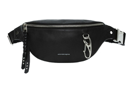 Alexander McQueen Мужская поясная сумка из ткани, черная 5507951a71n1000