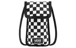 Vans Сумка-кошелек для мобильного телефона из полиэстера, сумка через плечо, унисекс, черно-белая, шахматная доска vn0a4s71705 | black white checkerboard