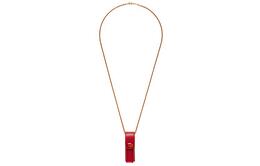 Gucci Кожаный чехол для помады, сумка-мешок для ожерелья, женская, красная 615998-dj2qs-6829