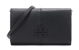 Tory Burch Сумка через плечо McGraw из коровьей кожи, женская, черная 64502-001