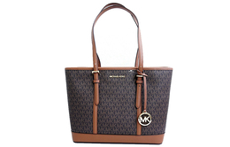 Michael Kors Сумка-шоппер Jet Set Travel из искусственной кожи, женская, коричневого цвета 35s0gtvt1v-brown
