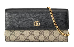 Женская сумка-кошелек Marmont Canvas с кожаной цепочкой, через плечо Gucci 546585-17wag-1283