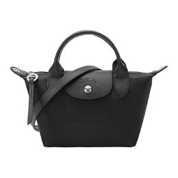 Longchamp Сумка-мешок Le Pliage Néo Canvas Dumpling Bag, на одно плечо, мини, женская, черная 1500598001 | black