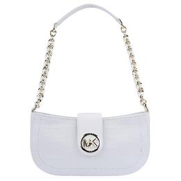 Michael Kors Сумка Carmen из коровьей кожи, сумка на цепочке, женская, белая 32t0lnmu0e-optic-white
