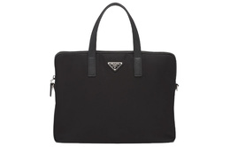 Prada Портфель, сумка из сафьяновой кожи, черный, мужской 2ve368-2dmh-f0002-v-nom
