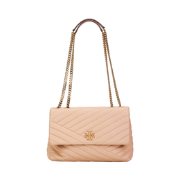 Сумка Kira Sheepskin Small Square Bag, Crossbody, женская, светло-песочного цвета Tory Burch 58465-288