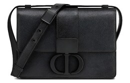 Christian Dior Сумка-коробка Montaigne из зернистой телячьей кожи, женская, черная, через плечо m9203sbav-m989