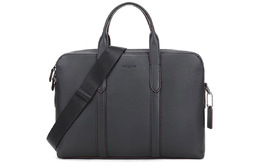 Coach Сумка-портфели Metropolitan из натуральной кожи для ноутбуков, стандартные, мужские, черные 79544-qbbk