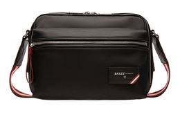 Bally Сумка через плечо из нейлоновой ткани, мужская, черная fiji-00