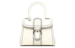 Delvaux Сумка Delvau Brillant из телячьей кожи, портативная, через плечо, мини, женская, светочувствительная, белая aa0406adw0adcpa