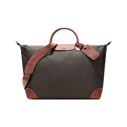 Longchamp Дорожная сумка Boxford из холста с полиамидом, холщовая сумка через плечо, маленький размер, унисекс, коричневый цвет 1624080042 | brown