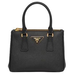 Prada Сумка через плечо из сафьяновой кожи, мини-сумка на плечо, черная, женская 1ba906-nzv-f0002-v-doo