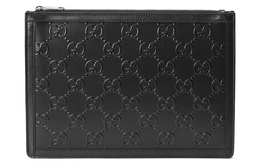 Gucci Кожаный клатч мужской черный 646449-1w3an-1000
