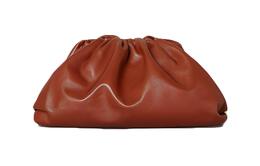 Bottega Veneta Клатч женский из коровьей кожи, обычный, ржаво-красный 576227vcp408858