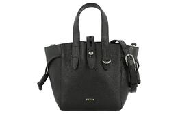 Furla Сумка-корзина Net Collection из телячьей кожи, сумка-шоппер, сумка через плечо, женская мини-сумка, черная basrfua-hsf000-o6000