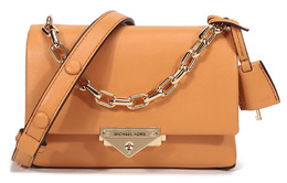Michael Kors Сумка Cece из коровьей кожи, через плечо, мини-сумка, женская, цвет "желтый закат" 32s9g0ec0l-cider