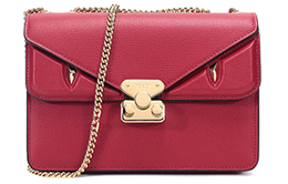 Fendi Женская сумка через плечо из коровьей кожи, темно-красная 8bt311-a7su-f17ye