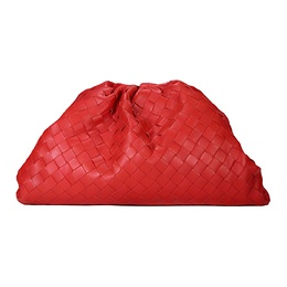Bottega Veneta Клатч из овчины, женский, красный, маленький 576175-vcpp0-8937