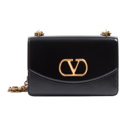 Valentino Сумка через плечо из телячьей кожи, женская, черная wb0r16gcb0no