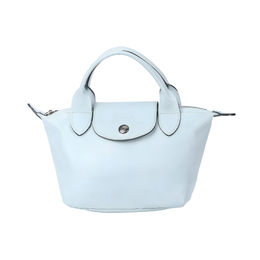 Longchamp Сумка-пельмень из овчины с короткой ручкой, сумка через плечо, мини-сумка женская, небесно-голубая 1500757028