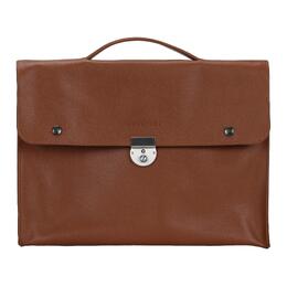 Портфель, сумка-труба из коровьей кожи, унисекс, медовый Longchamp 2154021f72