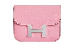 Hermes Женский клатч-кошелек из кожи Epsom, розовый, 5 шт h082060ck5p