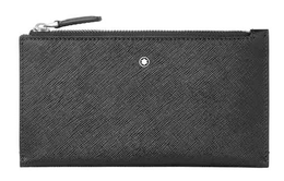 Montblanc Кожаный клатч Mini мужской черный 128574
