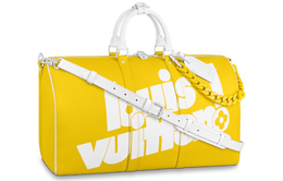 Louis Vuitton Сумка-бандульер Keepall с ацетатной цепочкой 55 Monogram Yellow m58748