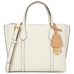 Tory Burch Маленькая сумка-тоут Perry с тремя отделениями, новая, цвета слоновой кости 81928-104