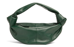 Bottega Veneta Мини-сумка-клатч из коровьей кожи с узлом, женская, темно-зеленого цвета 629635-vcp41-3035