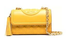 Tory Burch Сумка через плечо из овчины, женская, желтая, Trumpets 75576-744