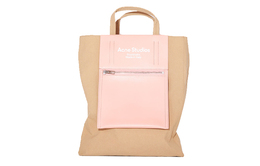 Acne Studios Сумка-шоппер из полиамида, среднего размера, унисекс, коричнево-розовая c10069-aev