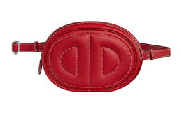 Hermes Женская поясная сумка In The Loop Swift Leather Pig Nose, красная/розовая h079223ckaf