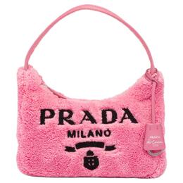Prada Мини-сумка Terry 2000 года, цвет розовый/черный 1ne515_2dxo_f046j