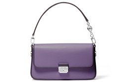 Michael Kors Женская кожаная сумка-багет светло-фиолетового цвета 30t1s2bl1l-583